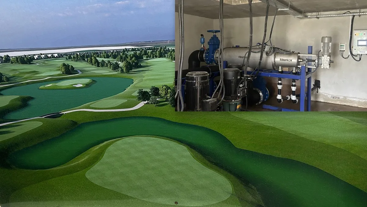 Golf sahası sulama suyu filtrasyonu